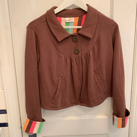 Hanna Andersson Brown Cropped Jacket - Picture 2 of 7